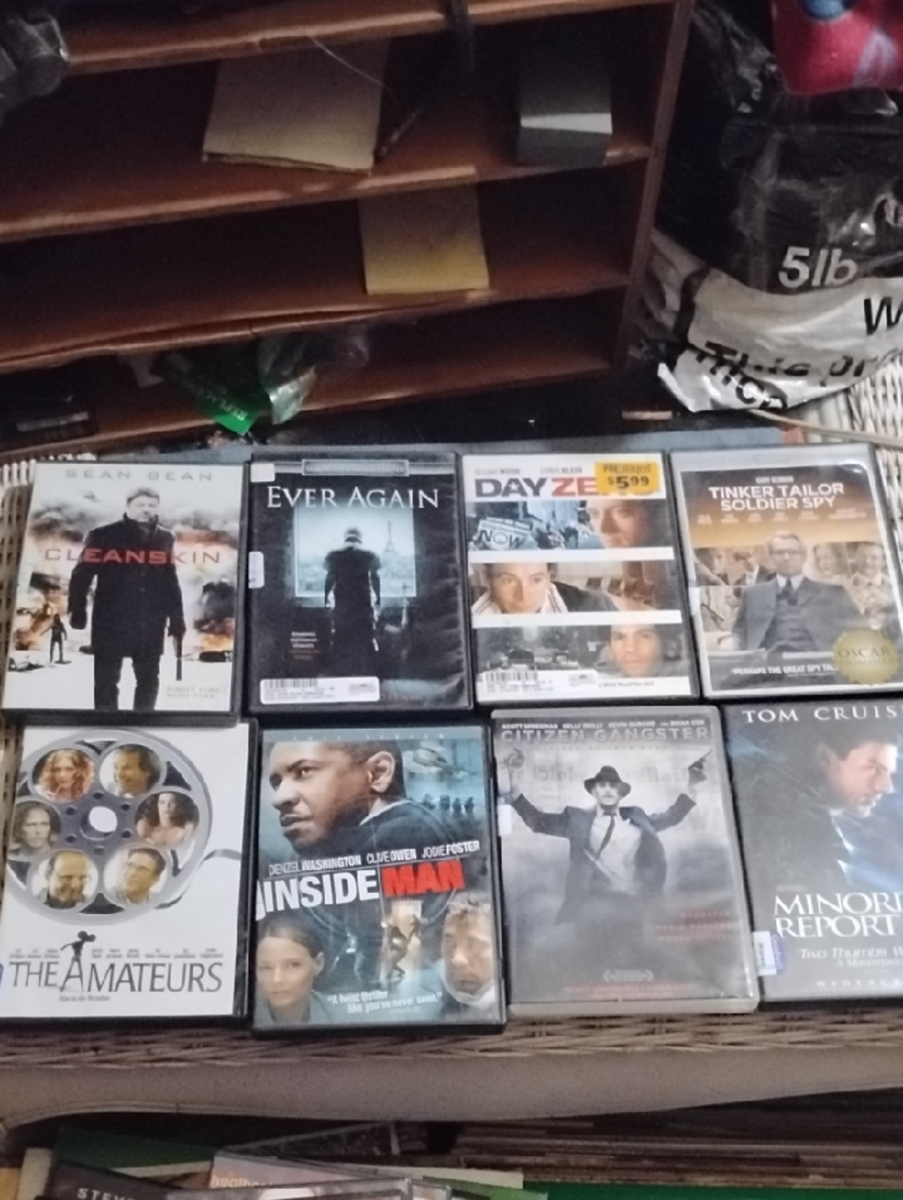 Assorted DVD Movie Lot - Various Titles - Black Cases